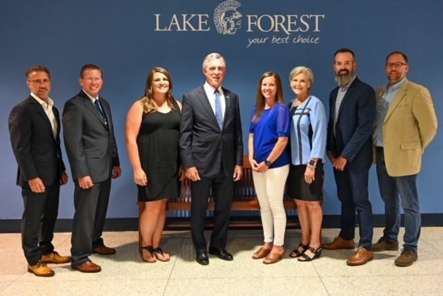 Lake Forest School Board was honored to be address by Delaware Governor John Carney